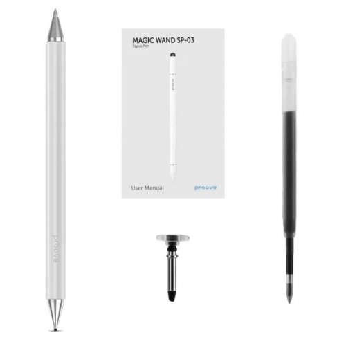 Стилус Proove Stylus Magic Wand SP-03 (STS300000002) White купить в Украине: Киев, Днепр, Харьков, Одесса  | Низкая цена, отзывы, характеристики от TELEMART фото
