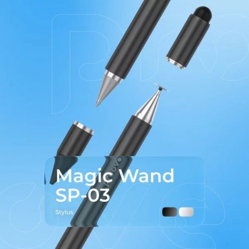 Стилус Proove Stylus Magic Wand SP-03 (STS300000002) White купить в Украине: Киев, Днепр, Харьков, Одесса  | Низкая цена, отзывы, характеристики от TELEMART фото
