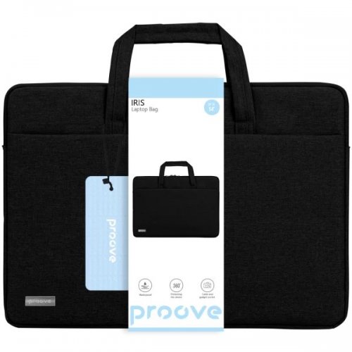 Сумка Proove 14" Iris (LBIR14000001) Black купити в Україні: Київ, Львів, Хмельницький, Тернопіль, Івано-Франківськ | Низька ціна, відгуки, характеристики від TELEMART фото