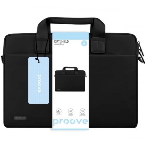 Сумка Proove 14" Soft Shield (LBSS14000001) Black купити в Україні: Київ, Львів, Хмельницький, Тернопіль, Івано-Франківськ | Низька ціна, відгуки, характеристики від TELEMART фото