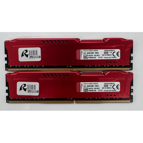 Озп HyperX DDR4 16GB (2x8GB) 2666Mhz FURY Red (HX426C16FR2K2/16) (Відновлено продавцем, 864508) купити в Україні: Київ, Львів, Хмельницький, Тернопіль, Івано-Франківськ | Перевірка сумісності, низька ціна, відгуки, характеристики від TELEMART фото