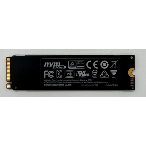 Ssd-диск Samsung 970 EVO V-NAND MLC 500GB M.2 (2280 PCI-E) (MZ-V7E500BW) (Восстановлено продавцом, 864511) купить в Украине: Киев, Днепр, Харьков, Одесса  | Проверка совместимости, низкая цена, отзывы, характеристики от TELEMART фото