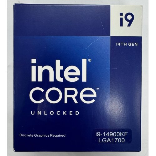 Процесор Intel Core i9-14900KF 3.2(6.0)GHz 36MB s1700 Box (BX8071514900KF) (Відновлено продавцем, 864648) купити в Україні: Київ, Львів, Хмельницький, Тернопіль, Івано-Франківськ | Перевірка сумісності, низька ціна, відгуки, характеристики від TELEMART фото