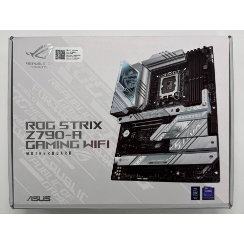 Материнська плата Asus ROG STRIX Z790-A GAMING WIFI (s1700, Intel Z790) (Відновлено продавцем, 864650) купити в Україні: Київ, Львів, Хмельницький, Тернопіль, Івано-Франківськ | Перевірка сумісності, низька ціна, відгуки, характеристики від TELEMART фото