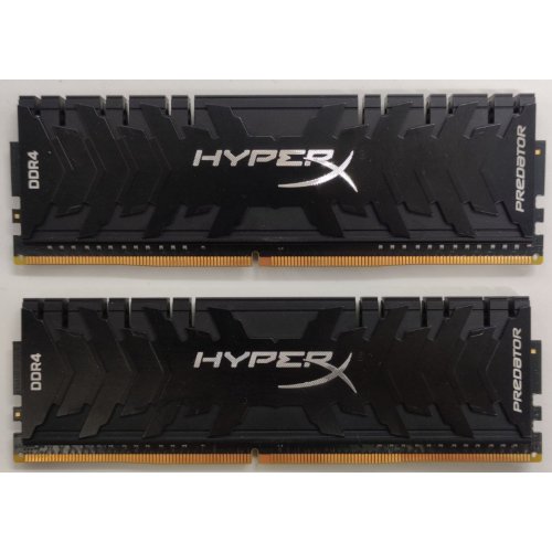 Озу HyperX DDR4 16GB (2x8GB) 3600Mhz Predator Black (HX436C17PB4K2/16) (Восстановлено продавцом, 864712) купить в Украине: Киев, Днепр, Харьков, Одесса  | Проверка совместимости, низкая цена, отзывы, характеристики от TELEMART фото