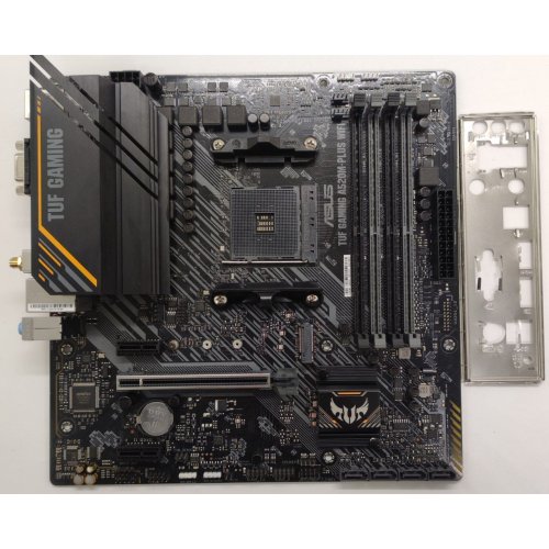 Материнська плата Asus TUF GAMING A520M-PLUS WIFI (sAM4, A520) (Відновлено продавцем, 864715) купити в Україні: Київ, Львів, Хмельницький, Тернопіль, Івано-Франківськ | Перевірка сумісності, низька ціна, відгуки, характеристики від TELEMART фото