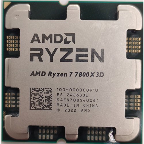 Процессор AMD Ryzen 7 7800X3D 4.2(5.0)GHz 96MB sAM5 Tray (100-000000910) (Восстановлено продавцом, 864722) купить в Украине: Киев, Днепр, Харьков, Одесса  | Проверка совместимости, низкая цена, отзывы, характеристики от TELEMART фото