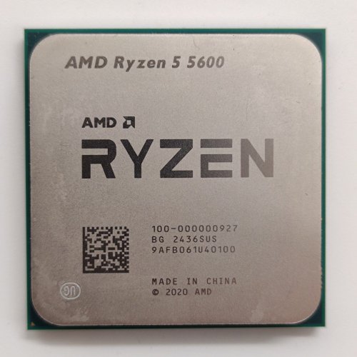 Процессор AMD Ryzen 5 5600 3.5(4.4)GHz 32MB sAM4 Tray (100-000000927) (Восстановлено продавцом, 864723) купить в Украине: Киев, Днепр, Харьков, Одесса  | Проверка совместимости, низкая цена, отзывы, характеристики от TELEMART фото