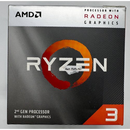 Процесор AMD Ryzen 3 3200G 3.6(4)GHz 4MB sAM4 Box (YD3200C5FHBOX) (Відновлено продавцем, 864767) купити в Україні: Київ, Львів, Хмельницький, Тернопіль, Івано-Франківськ | Перевірка сумісності, низька ціна, відгуки, характеристики від TELEMART фото