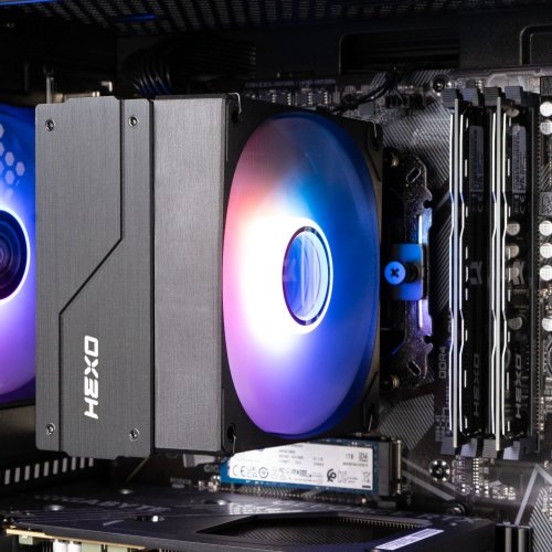 Компьютер HEXO Gaming Mainstream Base (HGMB-5600N5060-16S500GBK) Black купить в Украине: Киев, Днепр, Харьков, Одесса  | Низкая цена, отзывы, характеристики от TELEMART фото