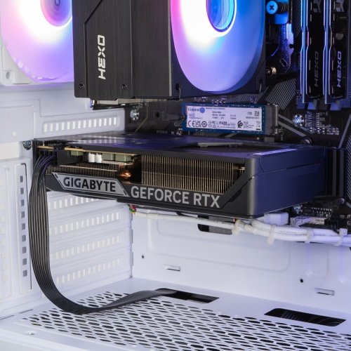 Компьютер HEXO Gaming Mainstream Base (HGMB-5600N5060-16S500GWH) White купить в Украине: Киев, Днепр, Харьков, Одесса  | Низкая цена, отзывы, характеристики от TELEMART фото