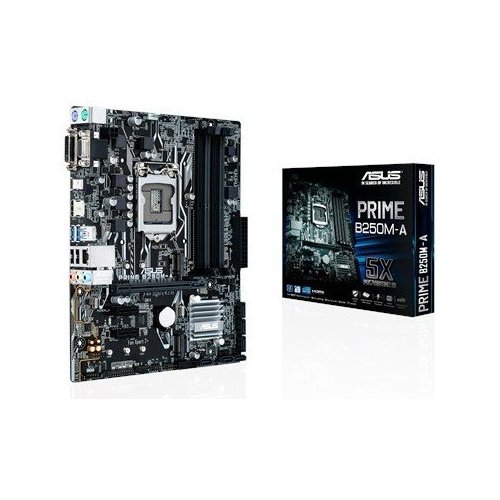 Материнская плата Asus PRIME B250M-A (s1151, Intel B250) (Восстановлено продавцом, 864833) купить в Украине: Киев, Днепр, Харьков, Одесса  | Проверка совместимости, низкая цена, отзывы, характеристики от TELEMART фото