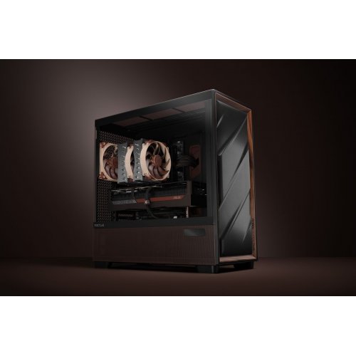 Корпус Antec Flux Pro Noctua Edition Tempered Glass без БЖ Black/Brown купити в Україні: Київ, Львів, Хмельницький, Тернопіль, Івано-Франківськ | Перевірка сумісності, низька ціна, відгуки, характеристики від TELEMART фото