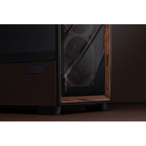 Корпус Antec Flux Pro Noctua Edition Tempered Glass без БЖ Black/Brown купити в Україні: Київ, Львів, Хмельницький, Тернопіль, Івано-Франківськ | Перевірка сумісності, низька ціна, відгуки, характеристики від TELEMART фото