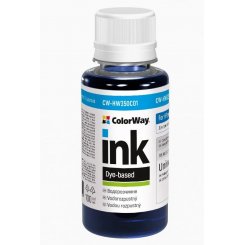 Чорнило ColorWay HP HW350 100ml (CW-HW350C01) Cyan