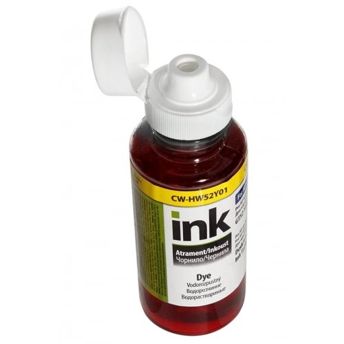 Чернила ColorWay HP HW52 100ml (CW-HW52Y01) Yellow купить в Украине: Киев, Днепр, Харьков, Одесса  | Низкая цена, отзывы, характеристики от TELEMART фото