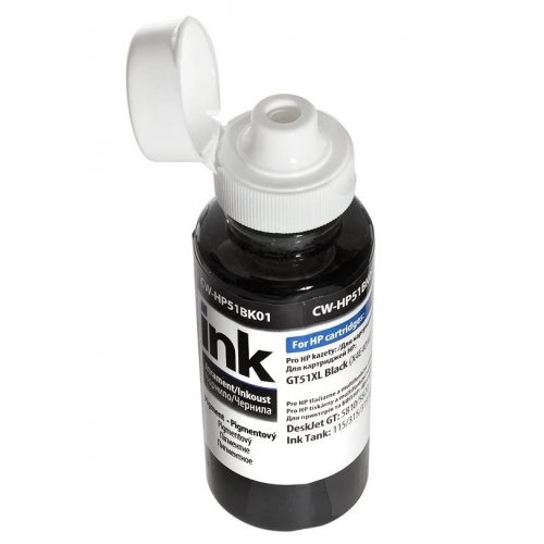 Чернила ColorWay HP HP51 100ml (CW-HP51BK01) Pigment Black купить в Украине: Киев, Днепр, Харьков, Одесса  | Низкая цена, отзывы, характеристики от TELEMART фото