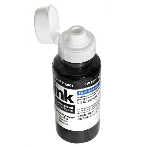 Чорнило ColorWay HP HP51 100ml (CW-HP51BK01) Pigment Black купити в Україні: Київ, Львів, Хмельницький, Тернопіль, Івано-Франківськ | Низька ціна, відгуки, характеристики від TELEMART фото