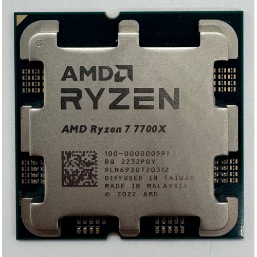 Процессор AMD Ryzen 7 7700X 4.5(5.4)GHz 32MB sAM5 Tray (100-000000591) (Восстановлено продавцом, 864949) купить в Украине: Киев, Днепр, Харьков, Одесса  | Проверка совместимости, низкая цена, отзывы, характеристики от TELEMART фото