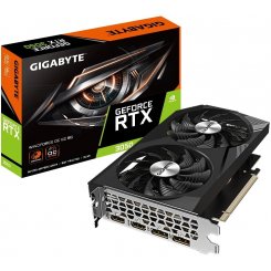 Видеокарта Gigabyte GeForce RTX 3050 WINDFORCE V2 OC 8192MB (GV-N3050WF2OCV2-8GD) (Восстановлено продавцом, 864968)
