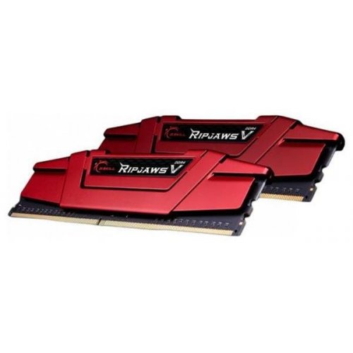 Озу G.Skill DDR4 16GB (2x8GB) 2666Mhz Ripjaws V Red (F4-2666C15D-16GVR) (Восстановлено продавцом, 864970) купить в Украине: Киев, Днепр, Харьков, Одесса  | Проверка совместимости, низкая цена, отзывы, характеристики от TELEMART фото