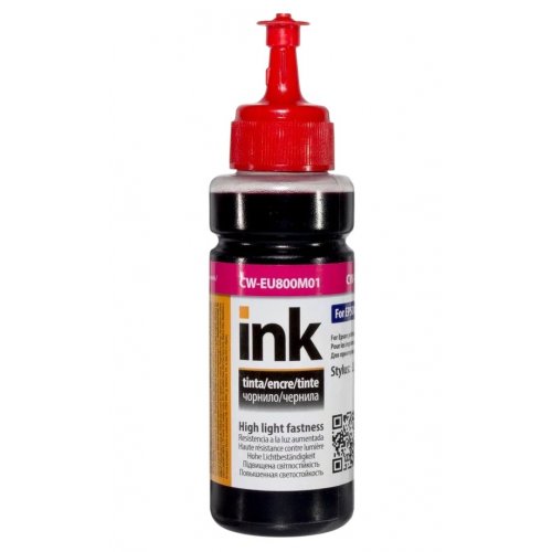 Чернила ColorWay Epson EU800 100ml (CW-EU800M01) Magenta купить в Украине: Киев, Днепр, Харьков, Одесса  | Низкая цена, отзывы, характеристики от TELEMART фото