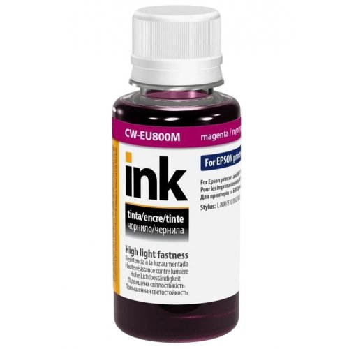 Чернила ColorWay Epson EU800 100ml (CW-EU800M01) Magenta купить в Украине: Киев, Днепр, Харьков, Одесса  | Низкая цена, отзывы, характеристики от TELEMART фото