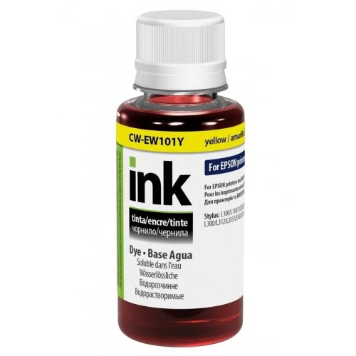 Чернила ColorWay Epson EW101 100ml (CW-EW101Y01) Yellow купить в Украине: Киев, Днепр, Харьков, Одесса  | Низкая цена, отзывы, характеристики от TELEMART фото