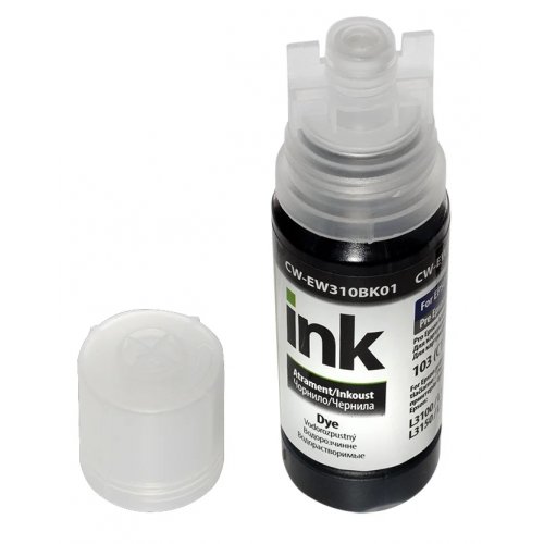 Чернила ColorWay Epson EW310 70ml (CW-EW310BK01) Black купить в Украине: Киев, Днепр, Харьков, Одесса  | Низкая цена, отзывы, характеристики от TELEMART фото