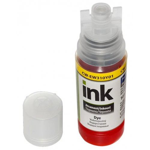 Чернила ColorWay Epson EW310 70ml (CW-EW310Y01) Yellow купить в Украине: Киев, Днепр, Харьков, Одесса  | Низкая цена, отзывы, характеристики от TELEMART фото