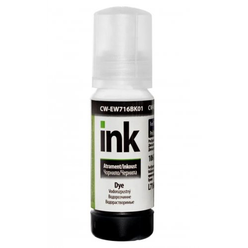 Чернила ColorWay Epson EW716 70ml (CW-EW716BK01) Black купить в Украине: Киев, Днепр, Харьков, Одесса  | Низкая цена, отзывы, характеристики от TELEMART фото