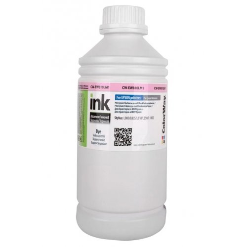 Чернила ColorWay Epson EW810 1000ml (CW-EW810LM1) Light Magenta купить в Украине: Киев, Днепр, Харьков, Одесса  | Низкая цена, отзывы, характеристики от TELEMART фото