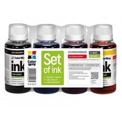 Комплект чорнил ColorWay Canon CW520/CW521 4x100ml (CW-CW520/CW521SET01) BK/С/M/Y