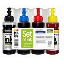 Комплект чорнил ColorWay Epson EW610 4x100ml (CW-EW610SET01) BK/C/M/Y