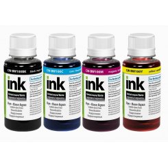 Комплект чорнил ColorWay Brother Universal 4x100ml (CW-BW100SET01) BK/C/M/Y