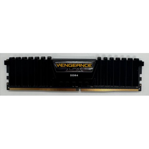 Озу Corsair DDR4 8GB 3600Mhz Vengeance LPX Black (CMK8GX4M1Z3600C18) (Восстановлено продавцом, 865064) купить в Украине: Киев, Днепр, Харьков, Одесса  | Проверка совместимости, низкая цена, отзывы, характеристики от TELEMART фото