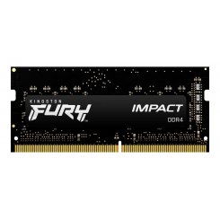 Уцінка озп Kingston SODIMM DDR4 8GB 2666Mhz FURY Impact Black (KF426S15IB/8) (Сліди використання, 865177)