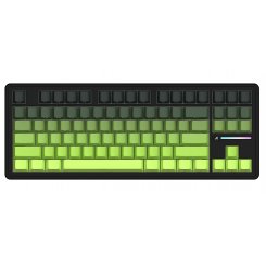 Клавиатура Attack Shark M87 Pro V2 RGB Linear White Jade Switch Wireless (AS-697279247163-M) Gradient Green