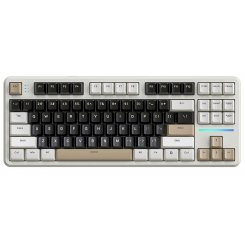 Клавиатура Attack Shark X87 RGB Linear Strawberry Switch Wireless (AS-6972792471471-CW) Cheese White