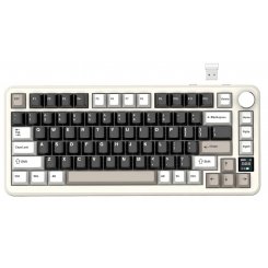 Клавиатура Attack Shark X85 Pro RGB Linear Blueberry Switches Wireless (AS-6972792471099-CW) Cheese White