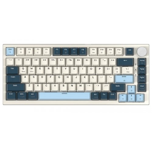 Клавиатура Attack Shark K85 RGB Magnetic Linear Switches (AS-6972792471556-B-UA) Blueberry купить в Украине: Киев, Днепр, Харьков, Одесса  | Низкая цена, отзывы, характеристики от TELEMART фото