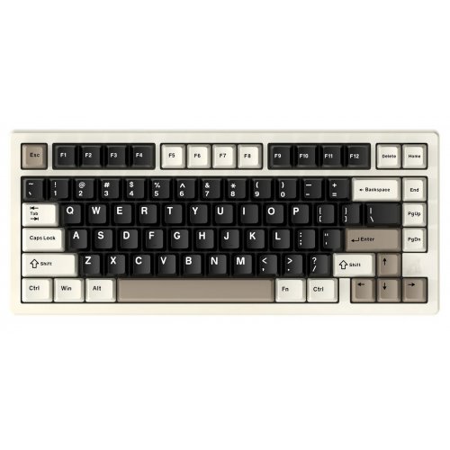 Клавиатура Attack Shark X75 RGB Kailh MX Crystal Switches Wireless (AS-6972792471457-CW-UA) Cheese White купить в Украине: Киев, Днепр, Харьков, Одесса  | Низкая цена, отзывы, характеристики от TELEMART фото