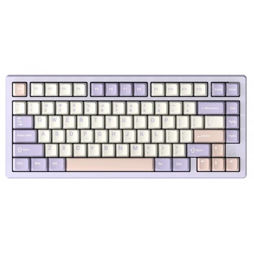 Клавиатура Attack Shark X75 RGB Kailh MX Crystal Switches Wireless (AS-6972792471464-TP-UA) Twilight Purple купить в Украине: Киев, Днепр, Харьков, Одесса  | Низкая цена, отзывы, характеристики от TELEMART фото
