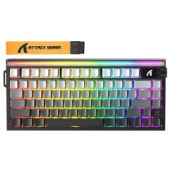 Клавиатура Attack Shark R85 RGB HE Magnetic Purple Mandrel Switches (AS-6972792472539-FG) Fluorescent Green
