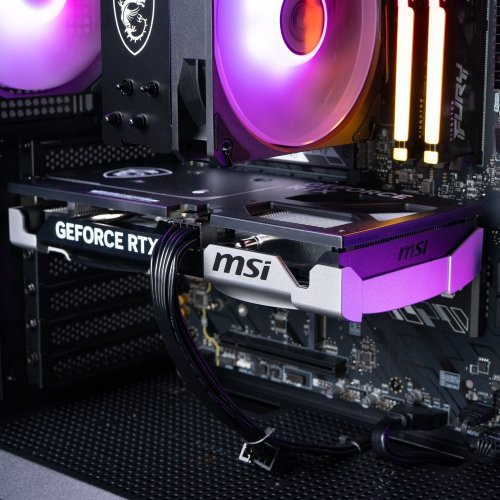 Комп'ютер Dragon Lucky Nyx Powered_by MSI (RTX5060TI + R57500F) Black купити в Україні: Київ, Львів, Хмельницький, Тернопіль, Івано-Франківськ | Низька ціна, відгуки, характеристики від TELEMART фото