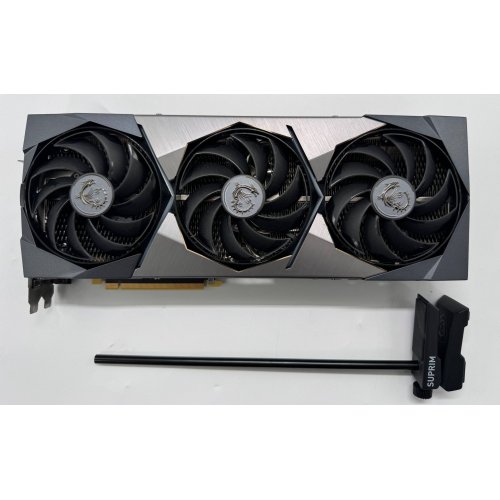 Відеокарта MSI GeForce RTX 3070 Ti SUPRIM X 8192MB (RTX 3070 Ti SUPRIM X 8G) (Відновлено продавцем, 865213) купити в Україні: Київ, Львів, Хмельницький, Тернопіль, Івано-Франківськ | Перевірка сумісності, низька ціна, відгуки, характеристики від TELEMART фото
