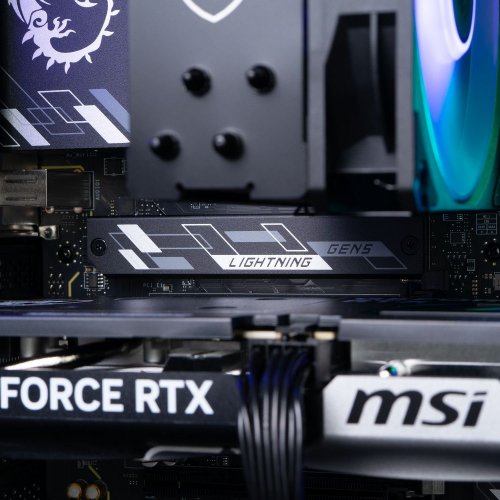 Комп'ютер Dragon Lucky Nyx Powered_by MSI (RTX 5070+R5 7500F) Black купити в Україні: Київ, Львів, Хмельницький, Тернопіль, Івано-Франківськ | Низька ціна, відгуки, характеристики від TELEMART фото