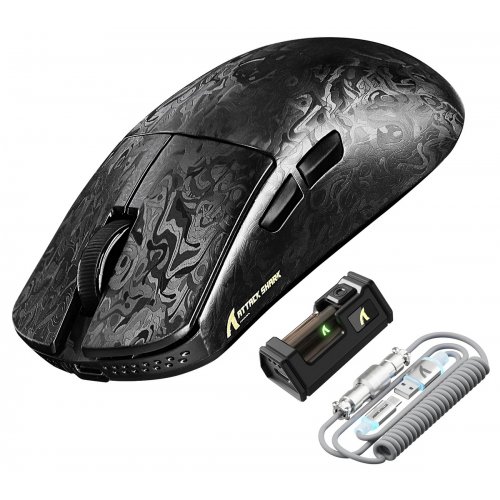 Мышка Attack Shark R11 Ultra (AS-6972792472393-B) Forged Black купить в Украине: Киев, Днепр, Харьков, Одесса  | Низкая цена, отзывы, характеристики от TELEMART фото