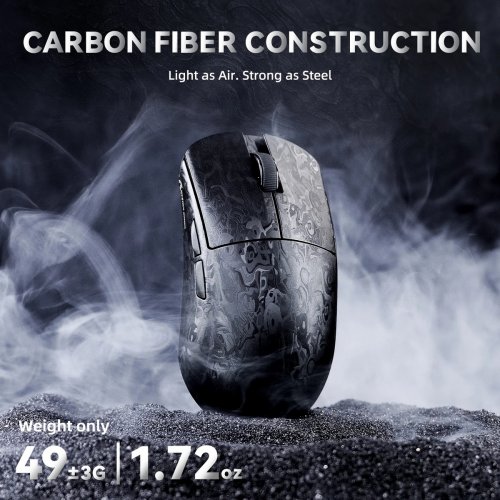 Мышка Attack Shark R11 Ultra (AS-6972792472393-B) Forged Black купить в Украине: Киев, Днепр, Харьков, Одесса  | Низкая цена, отзывы, характеристики от TELEMART фото