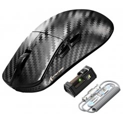 Мышка Attack Shark R11 Ultra (AS-6972792472409-B) Weave Black / 42000 DPI / 8000 Гц / Pixart